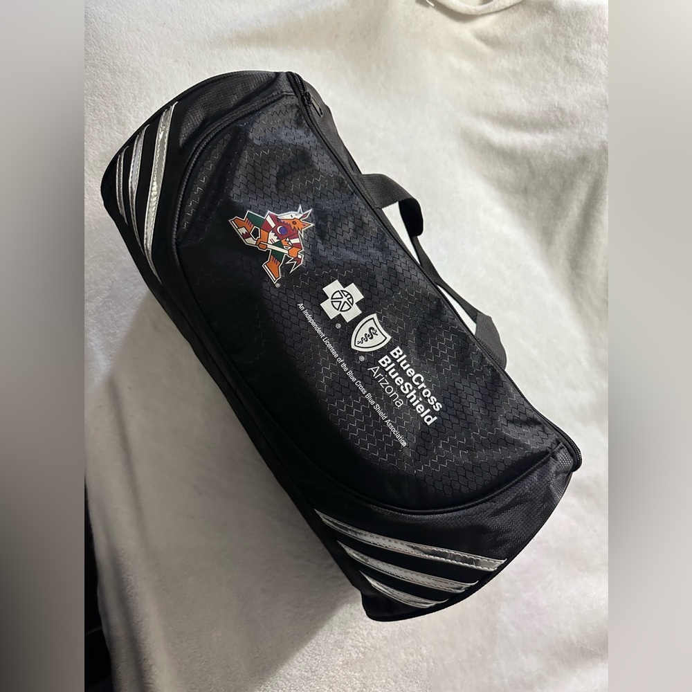 Black Branded Duffel Bag